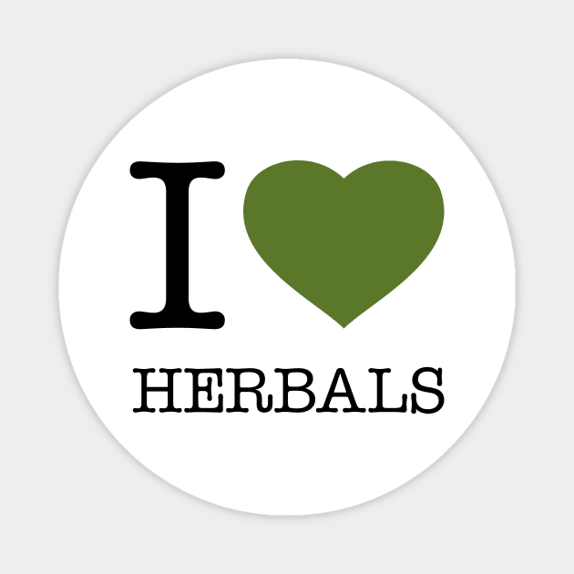 I LOVE HERBALS Magnet by eyesblau